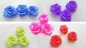 Como Hacer Rosas Pequenas Con Tiras De Papel Youtube