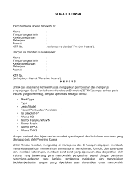 Bbn kb (bea balik nama kendaraan bermotor). Surat Kuasa Perpanjangan Stnk