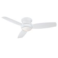 The minka aire concept ii ceiling fan install requires 75 percent less time than traditional hugger ceiling fans. Traditional Concept Indoor Outdoor Ceiling Fan With Light By Minka Aire F594l Wh