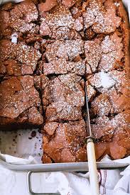 Fudgy Double Chocolate Brownie Dust Jacket Brownies Recipe Homemade Ultimate Brownie Recipe Double Chocolate Brownies