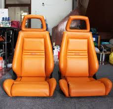 2 Jdm Recaro Lx Specialist Tan Net Headrest Reclinable Racing Seats Cars 70 Of Recaro Assentos De Carro Interior Carro Ideias