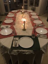 Dinner Table Candles Table Dinner Table Table Settings