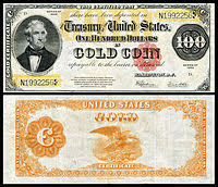10000 united states dollar banknotes. Gold Certificate Wikipedia
