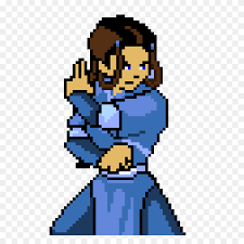 Avatar the last airbender transparent images (455). Katara Pixel Art Maker Avatar The Last Airbender Clipart Stunning Free Transparent Png Clipart Images Free Download