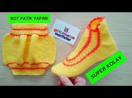 Iki Sisle Cok Kolay Bot Patik Yapimi Kolay Patik Modelleri Iki Sisle Patik Yapimi Youtube Patikler Orgu Bot