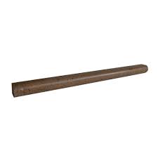 Natural stones may be characterized by dry seams and pits that are often filled. Noce Travertine Bullnose Pencil Liner Molding Natural Stone Moldings