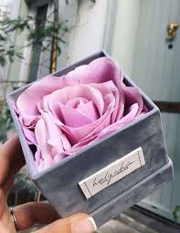 Small Luxury Square Suede Flower Box Velvet Flower Gift Box Supplier In Eeca From Eeca Packaging Printing Industry Ltd Velvet Flowers Flower Gift Flower Boxes