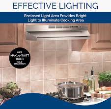 Stainless steel ductless range hood. Buy Broan Nutone 413004 Non Ducted Ductless Range Hood With Lights Exhaust Fan For Under Cabinet 30 Inch Stainless Steel Online In Italy B0002ytm0i