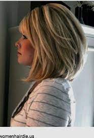 Whether your hair is naturally curly or straight, or you're searching for a cut to compliment your face shape or natural texture, you're sure to find instagram:bobhaircutcomm this trendy, stacked long bob is a great option for straight, wavy, or curly hair. Pin On Hair Styles And Colors