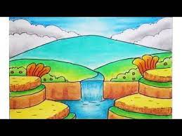 15 gambar lukisan pemandangan yang mudah ditiru nan indah sumber : Lukisan Pemandangan Gunung Yang Mudah Digambar Cikimm Com