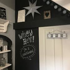 Happy Helen On Instagram There S Not Many Spare Walls In This House Left To Draw On So I Painted Under The Stairs W Under Stairs Chalkboard Paint Chalk Wall