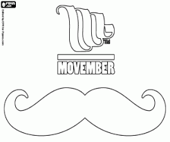Download this adorable dog printable to delight your child. Movember Logo And A Mustache Coloring Page Printable Game