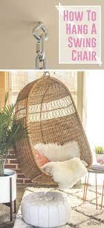 You could think of it as a modernized hammock if an indoor hanging egg chair already includes a stand from which to hang, you won't need to worry about anchoring it to the ceiling. Pin On Diy Furniture