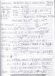Check spelling or type a new query. Soal Soal Dan Pembahasan Pd Orde 2 Non Homogen Koef Konstan Taufiqur Rokhman