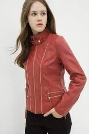 Koton Kadin Mercan Ceket Kadin Mercan Ceket Koton Kadin Http Www 1001stil Com Urun 586869 Red Leather Jacket Fashion Leather Jacket