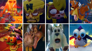Crash Bandicoot 2 N Sane Trilogy All Face Animations And Expressions Crash Bandicoot Crash Bandicoot 2 Bandicoot
