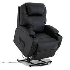Power Lift Real Leather Recliner Armchair Wall Hugger Lounge Seat Black Click Image For More Details Leather Sofa Chair Lift Chairs Leather Recliner Chair