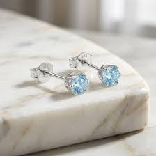 Sterling Silver 3mm CZ Stud Earrings