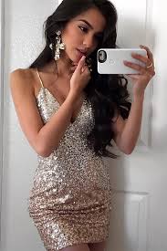Sheath Spaghetti Straps Short Silver Sequined Ombre Cocktail Dress Homecoming Dresses Tight Silver Party Dress Mini Homecoming Dresses