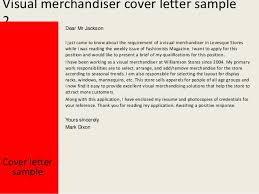 Visual Merchandiser Cover Letter