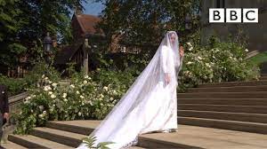 The military at prince harry and ms. Beautiful Meghan Markle Arrives In Exquisite Wedding Dress The Royal Wedding Bbc Youtube