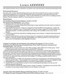 Coordination of front office daily operations and coordination with branch and maintenance manager …+ year history of helping owners manage investment properties and helping missoulians find a great place to live… 3.7 Vice President Head Of Investment Operations Resume Example Company Name Barrington Illinois