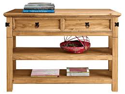 Console 113 Cm El Patio En Pin Massif Finition Ciree Vente De Console Conforama Mobilier De Salon Console Conforama Console