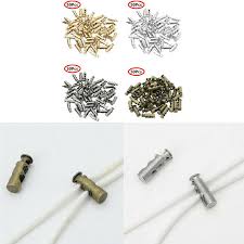Parachute cord locks metal with clip. 50pcs Metal Stopper Toggle Buckle Rope Clamp Cord Locks Buttons With 2 Hole Clip Ebay