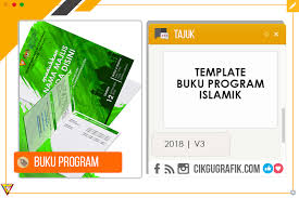 Penerbit, percetakan dan toko buku online riau. Template Buku Program Tema Islamik V3 Koleksi Grafik Untuk Guru