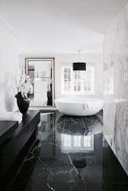 Minimalist White And Black Marble Bathroom Home Decor Inspiration Home Decor Home Inspiration Bathroom Design Luxury Bathroom Interior Design Modern Apartment
