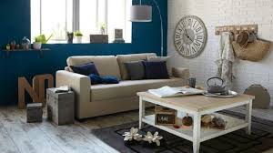 Esprit Mediterraneen Dans La Deco Deco Salon Idee Deco Salon Salon Bleu