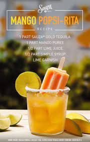 Enjoy Our Delicious Mango Margarita As A Refreshing Cocktail Or A Sweet Popsi-rita The Choice Is Yours For More Tequila Recipes Tequila Recipe Rita Recipe