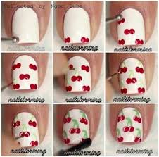 Best Nails Design Easy Step By Step Art 29 Ideas Cherry Nail Art Fruit Nail Art Nail Art Hacks