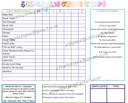 Chore Charts Teaching Responsibilities And Be Smart With