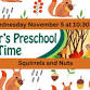Cheddar's Preschool Story Time: Squirrels and Nuts event in Troy, MI