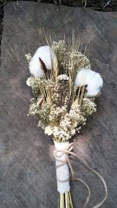 Rustic Romance Wedding Bouquet Southern Bouquet Cotton Bouquet Baby 39 S Breath Bouquet Wheat Bouqu Rustic Romance Wedding Cotton Bouquet Wedding Bouquets