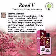 Khasiat mustanir royal v jamu ratu malaya فيسبوك. Rawat Masalah Wanita Anda Dengan Royal V Deenamik