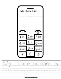 My Phone Number Is Worksheet Much Cooler Insert For My Kids Cellphone Would Save Me A Ton Of Time Phone Numbers Kids Education Kids Cell Phone