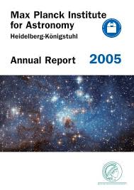 January 8, 2020 at 11:09 pm. Max Planck Institute For Astronomy Annual Report 2005