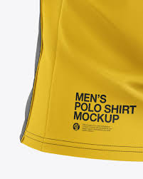 Download Men S Club Polo Shirt Mockup Back Half Side View In Apparel Mockups On Yellow Images Object Mockups
