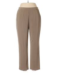 Details About Susan Graver Women Brown Casual Pants Med Petite
