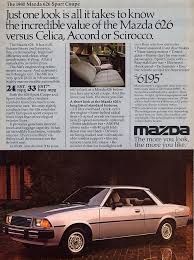 mazda 626 vintage car ads マツダ 旧車 自動車