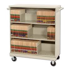 Deluxe Medical Record File Cart Charts Carts Patient