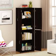Shop for mainstay student desk online at target. Mainstays 4 Door Storage Cabinet Dark Chocolate Walmart Com Walmart Com