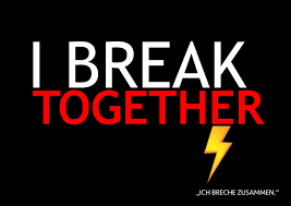 I Break Together Denglisch Sprüche Echte Postkarten Online