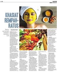 Maksud perkataan ini contoh ayat : Khasiat Rempah Ratus Klik