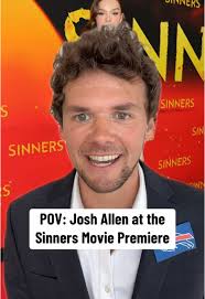 Josh Allen's Reaction at Sinners Movie Premiere