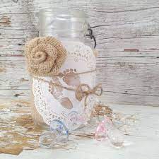 Vintage Baby Shower Decor For 5 Jars Shabby By Denadanielledesigns Decoracion De Fiestas Infantiles Cosas Para Fiestas Babyshower Decoracion