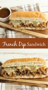 Get Your Slow Cooker Or Dutch Oven Out For This Best Ever French Dip Sandwich Recipes Slowcooker Homemade French Dip Sandwich French Dip French Dip Recipes