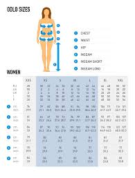 women size chart without model odlo